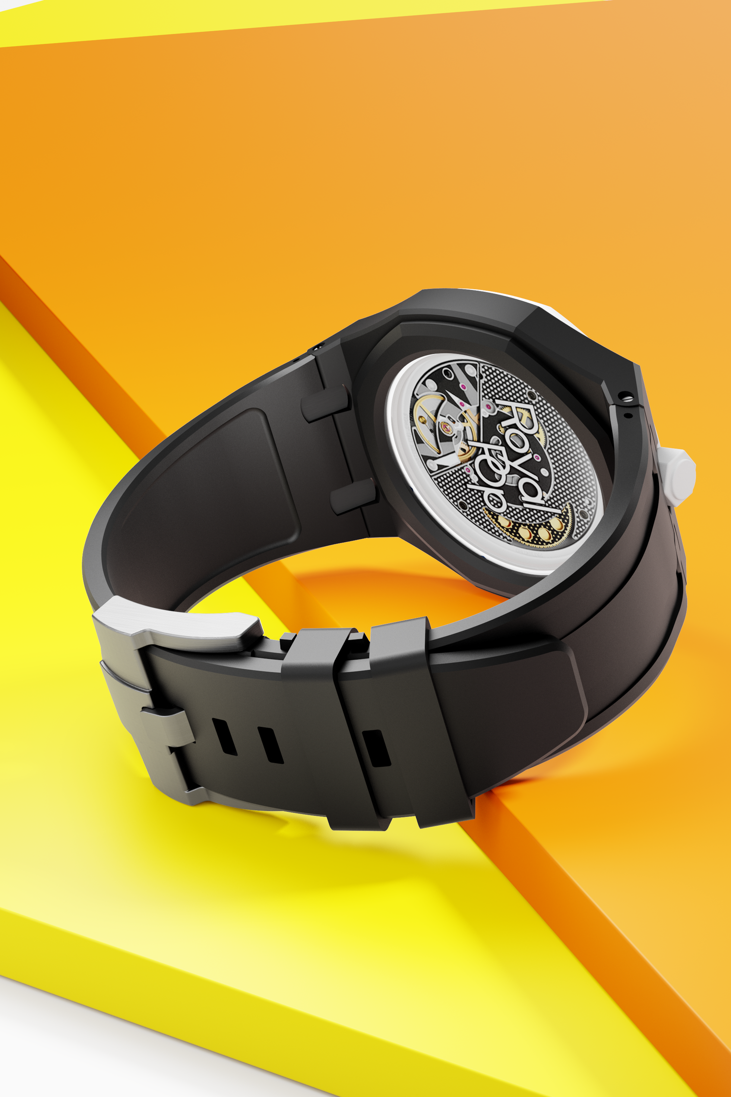 Schwarze Uhr