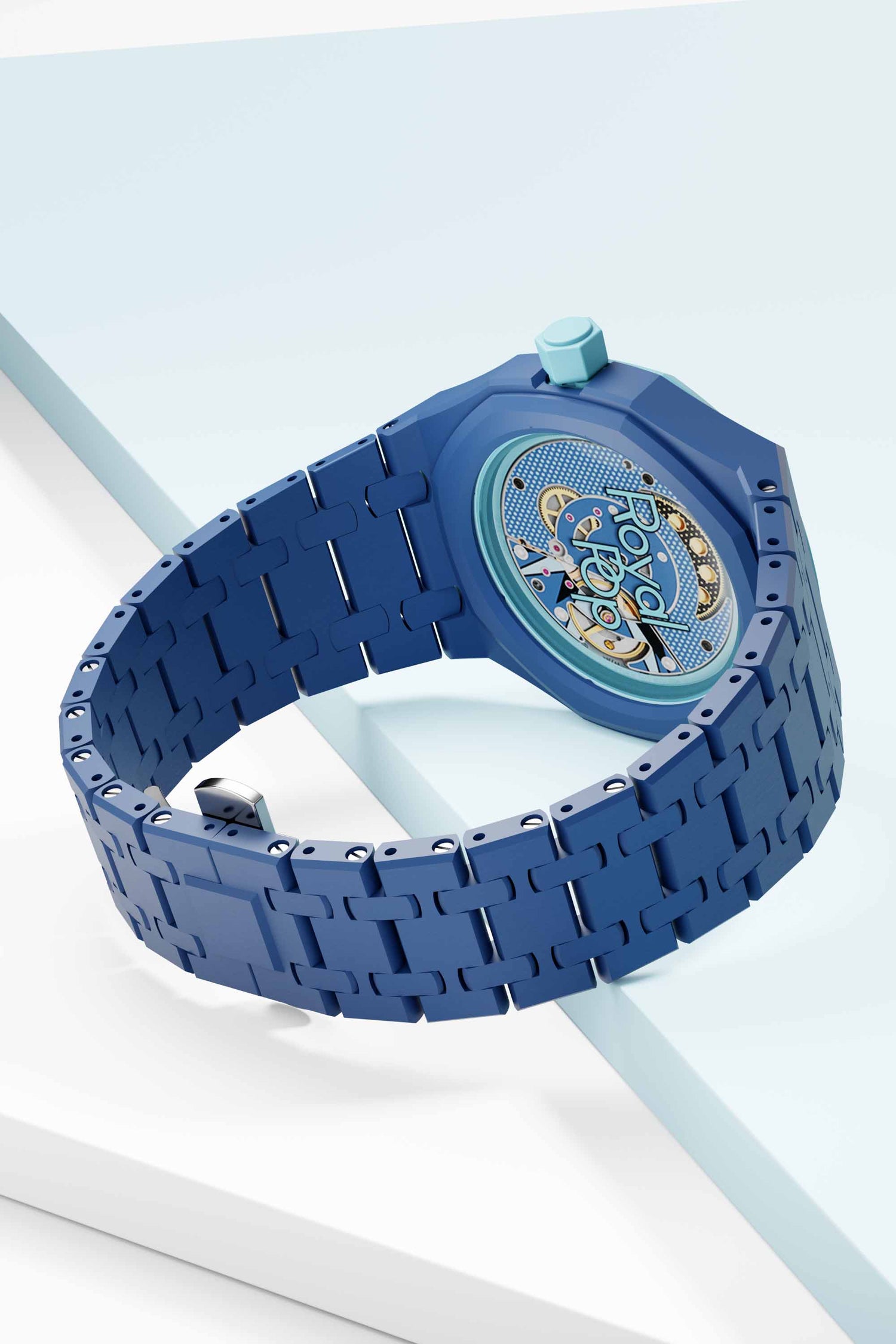 Blaue Uhr