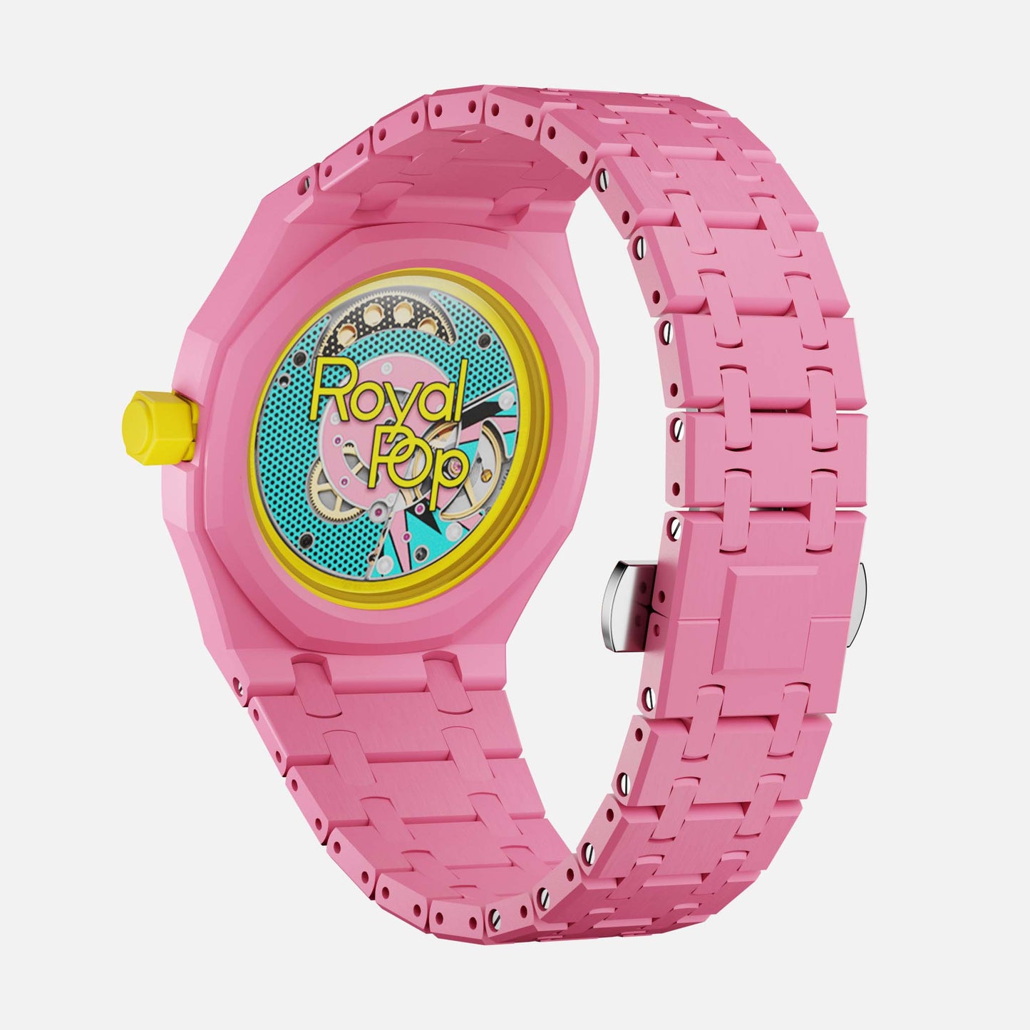Horizontal Strap Keramik - Royal Pop Swatch - Armband