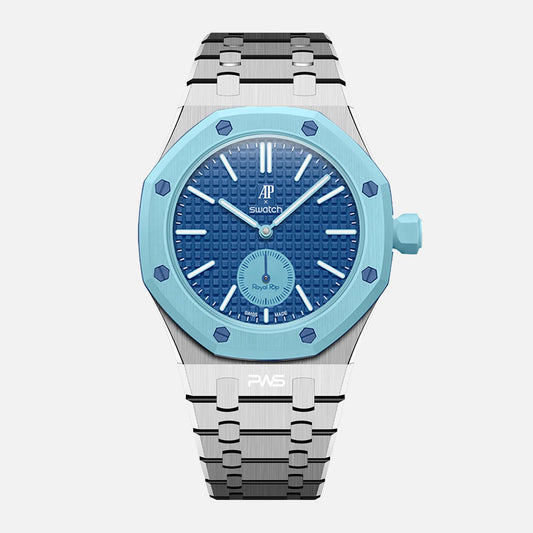 Horizontal Strap Metal- Royal Pop Swatch Armband