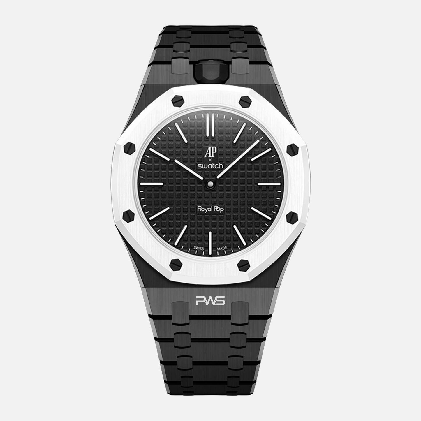 Vertical Strap Metal- Royal Pop Swatch Armband