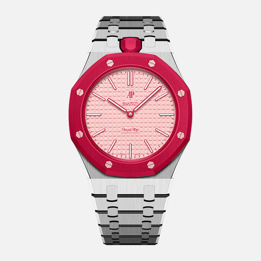Vertical Strap Metal- Royal Pop Swatch Armband