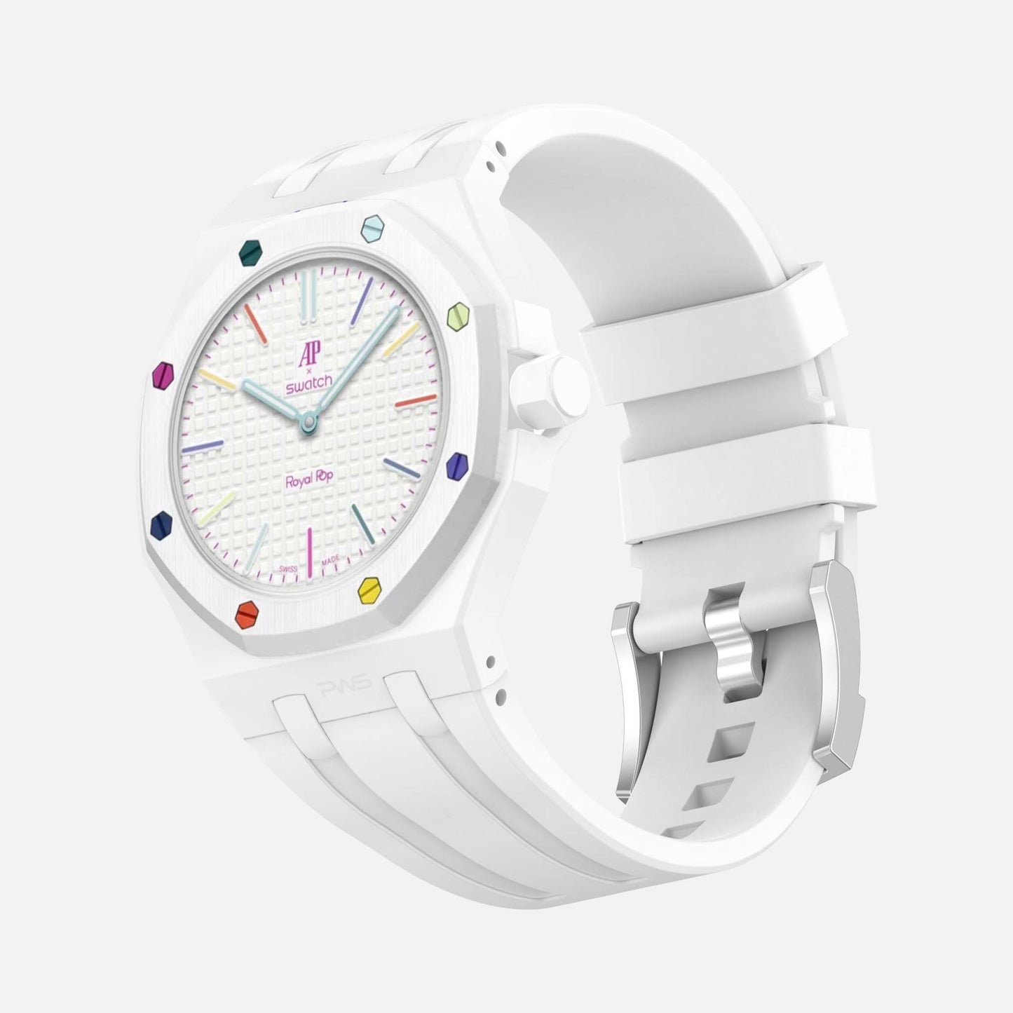 Horizontal Strap Easy - Royal Pop Swatch Armband