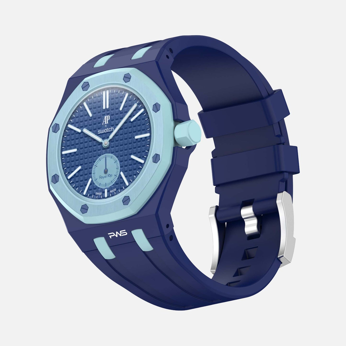 Horizontal Strap Easy - Royal Pop Swatch Armband