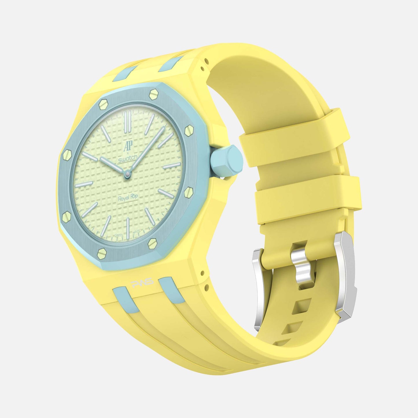 Horizontal Strap Easy - Royal Pop Swatch Armband