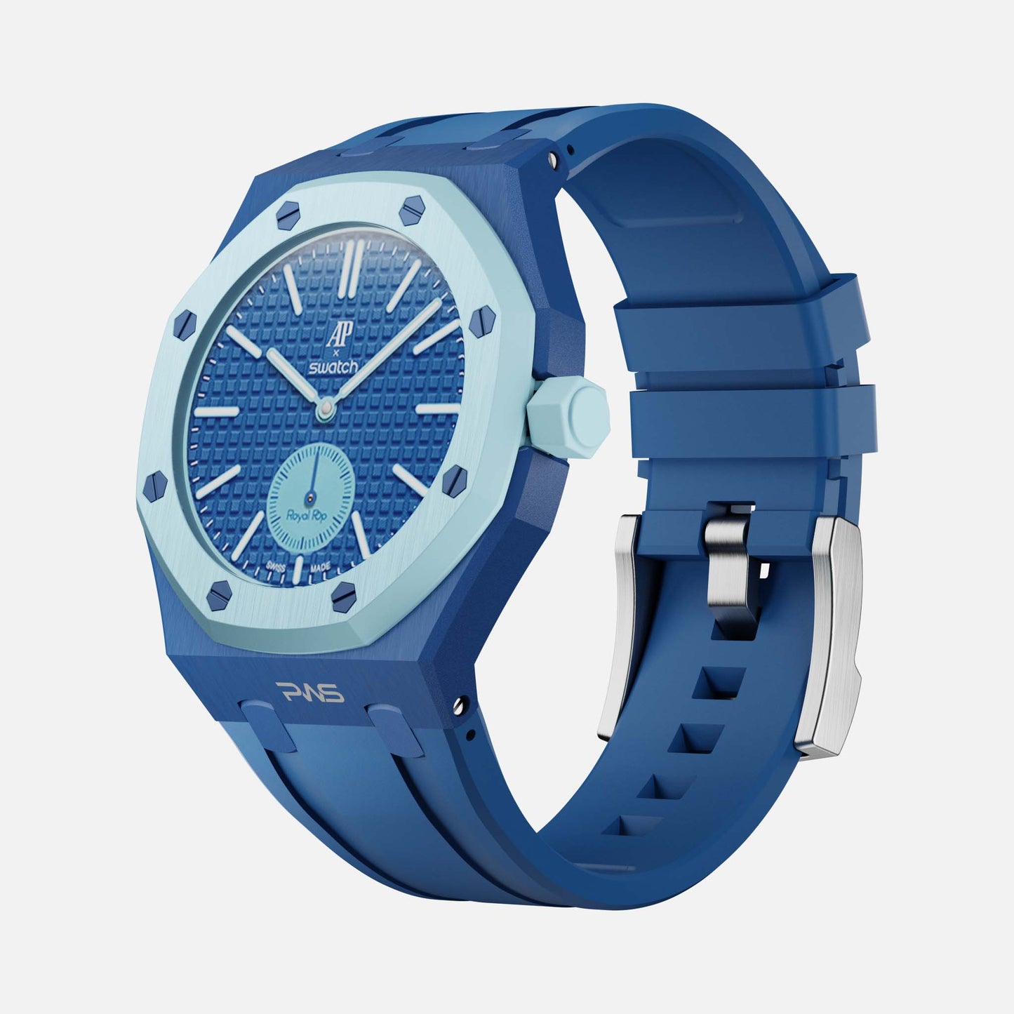 Horizontal Strap Sport - Royal Pop Swatch Armband