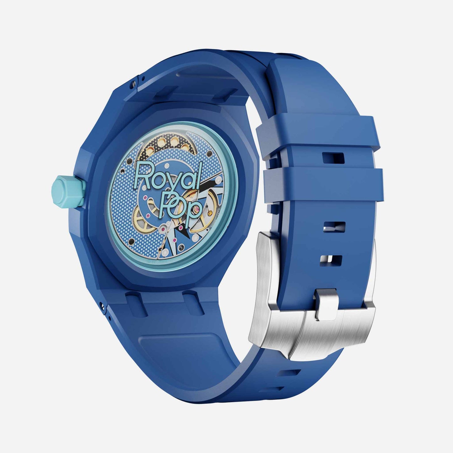 Horizontal Strap Sport - Royal Pop Swatch Armband