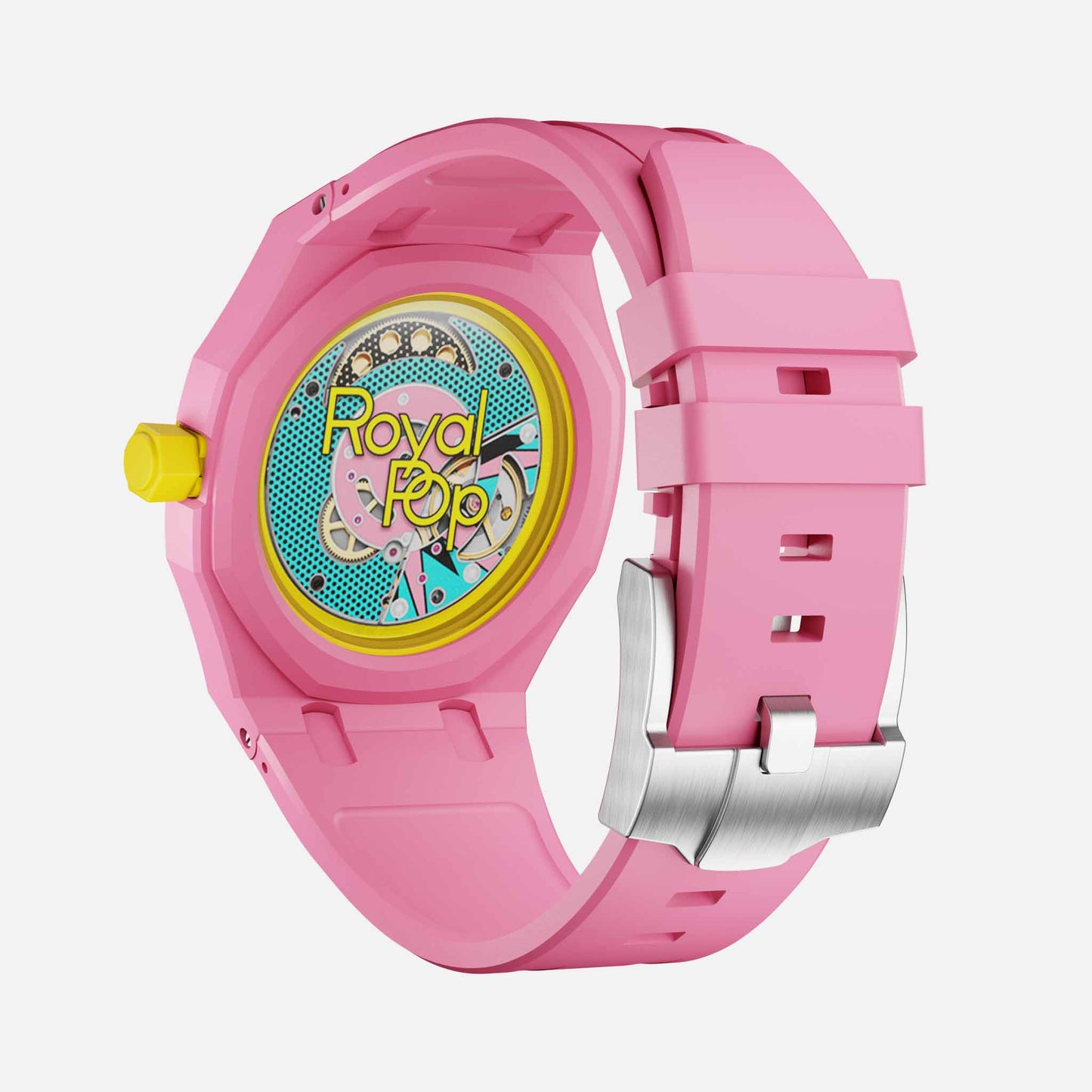 Horizontal Strap Sport - Royal Pop Swatch Armband
