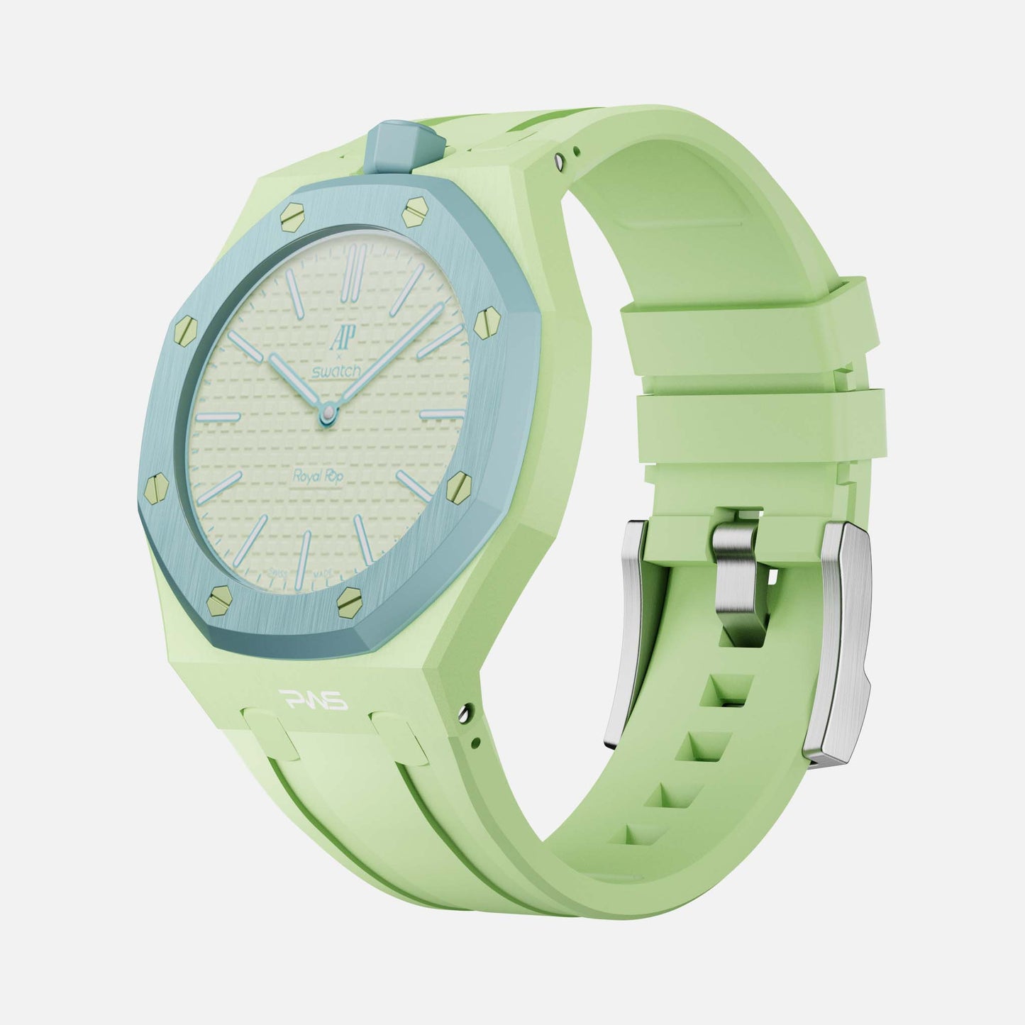 Vertical Strap Sport - Royal Pop Swatch Armband