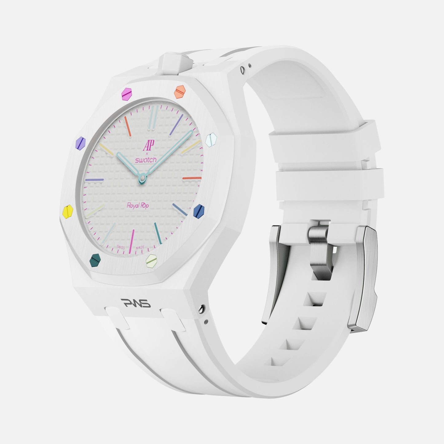 Vertical Strap Sport - Royal Pop Swatch Armband
