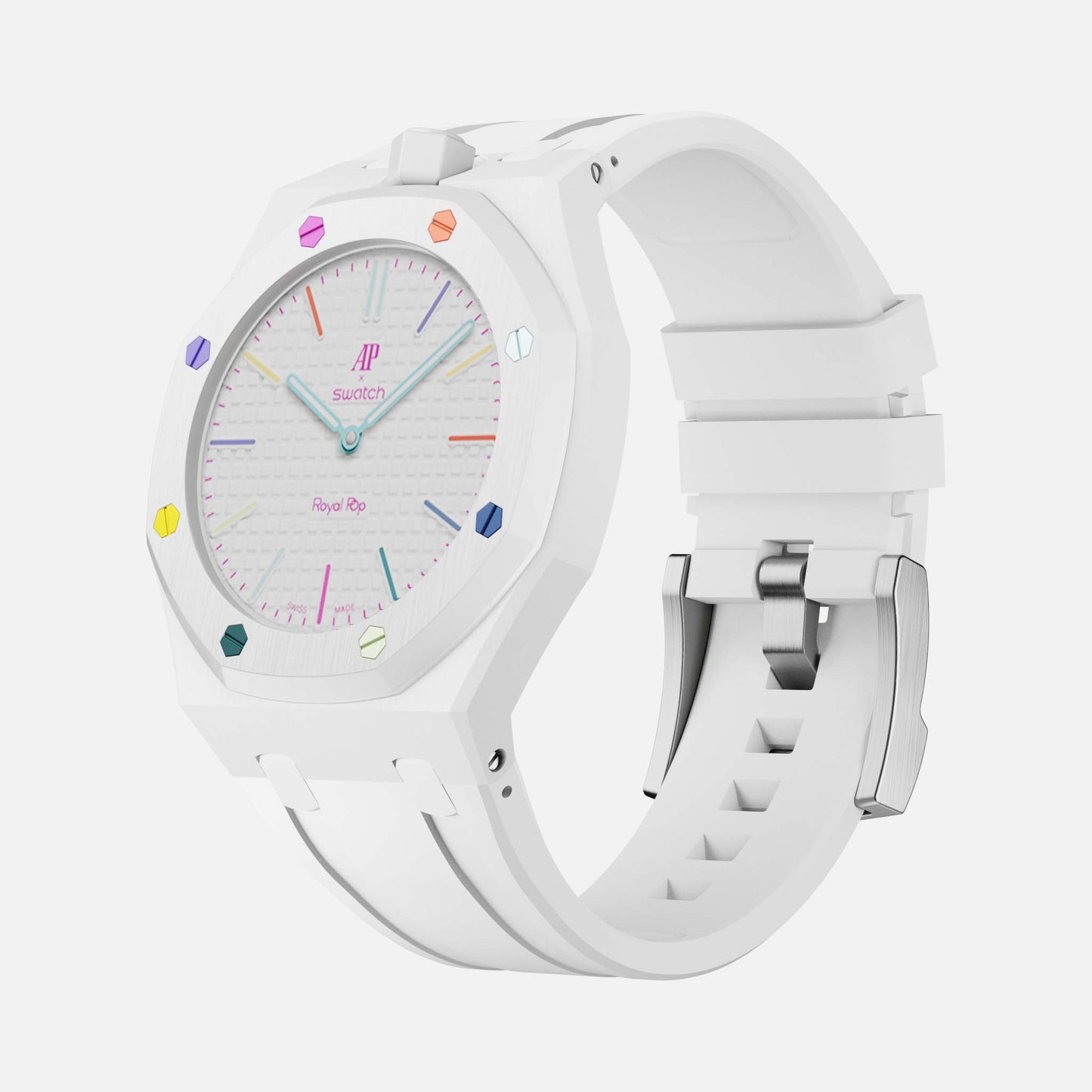 Vertical Strap Sport - Royal Pop Swatch Armband