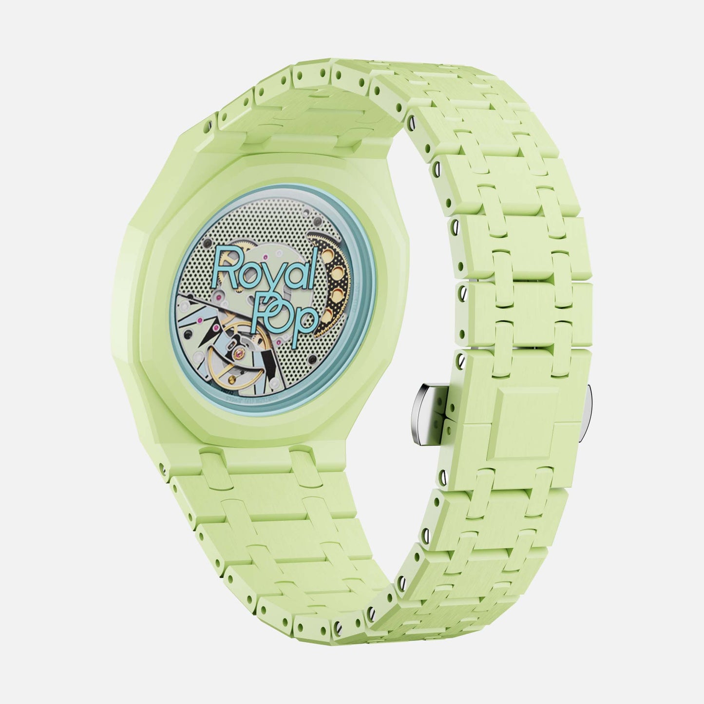 Vertical Strap Keramik - Royal Pop Swatch Armband