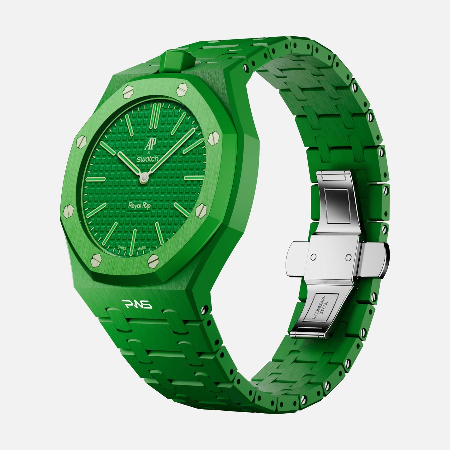 Vertical Strap Keramik - Royal Pop Swatch Armband