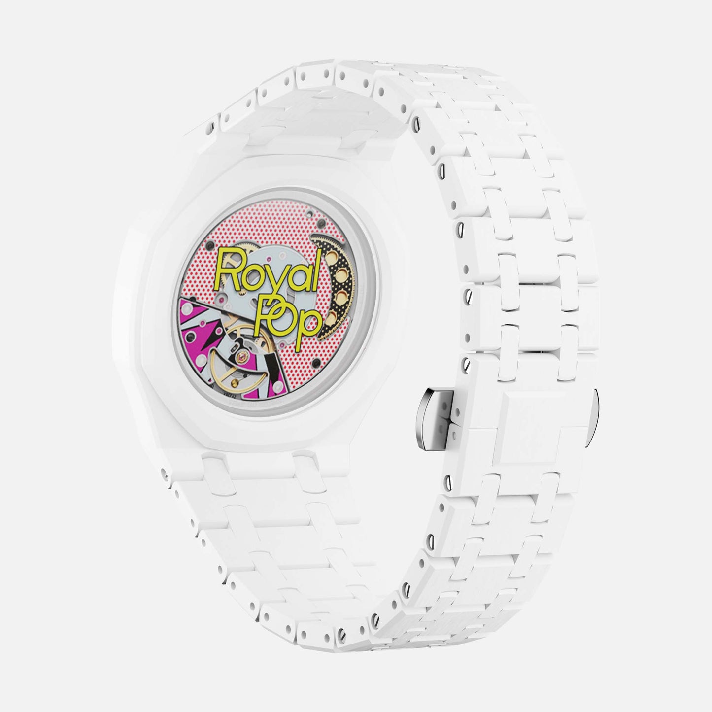 Vertical Strap Keramik - Royal Pop Swatch Armband