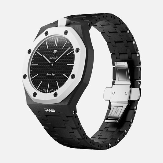 Vertical Strap Keramik - Royal Pop Swatch Armband