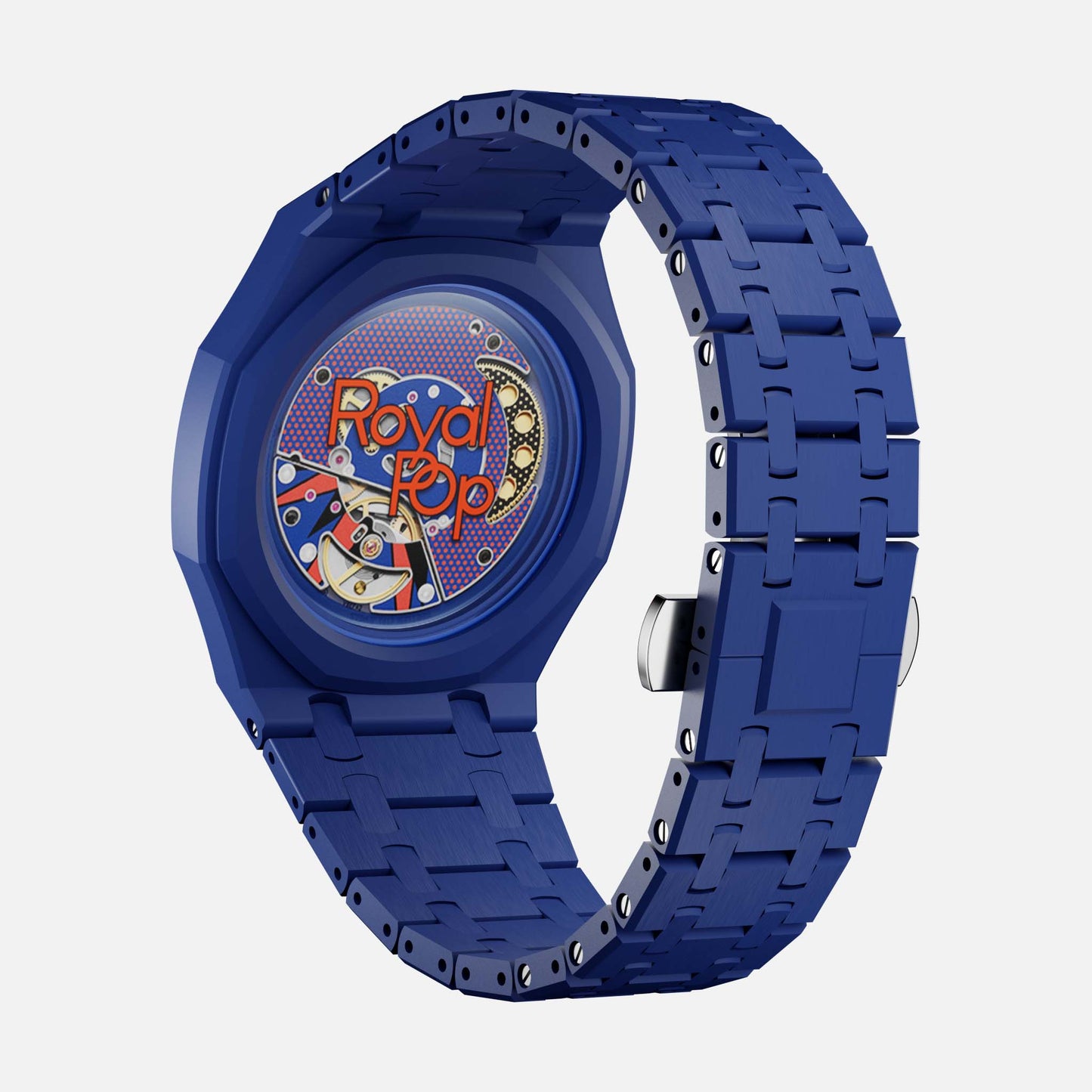 Vertical Strap Keramik - Royal Pop Swatch Armband