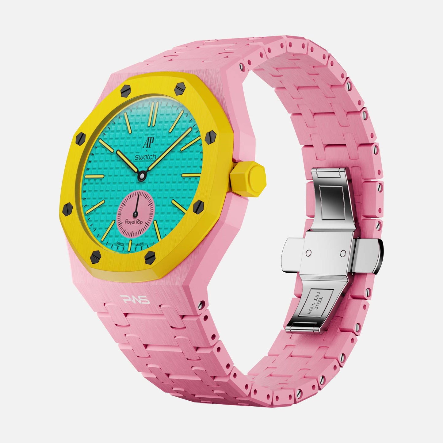 Horizontal Strap Keramik - Royal Pop Swatch - Armband