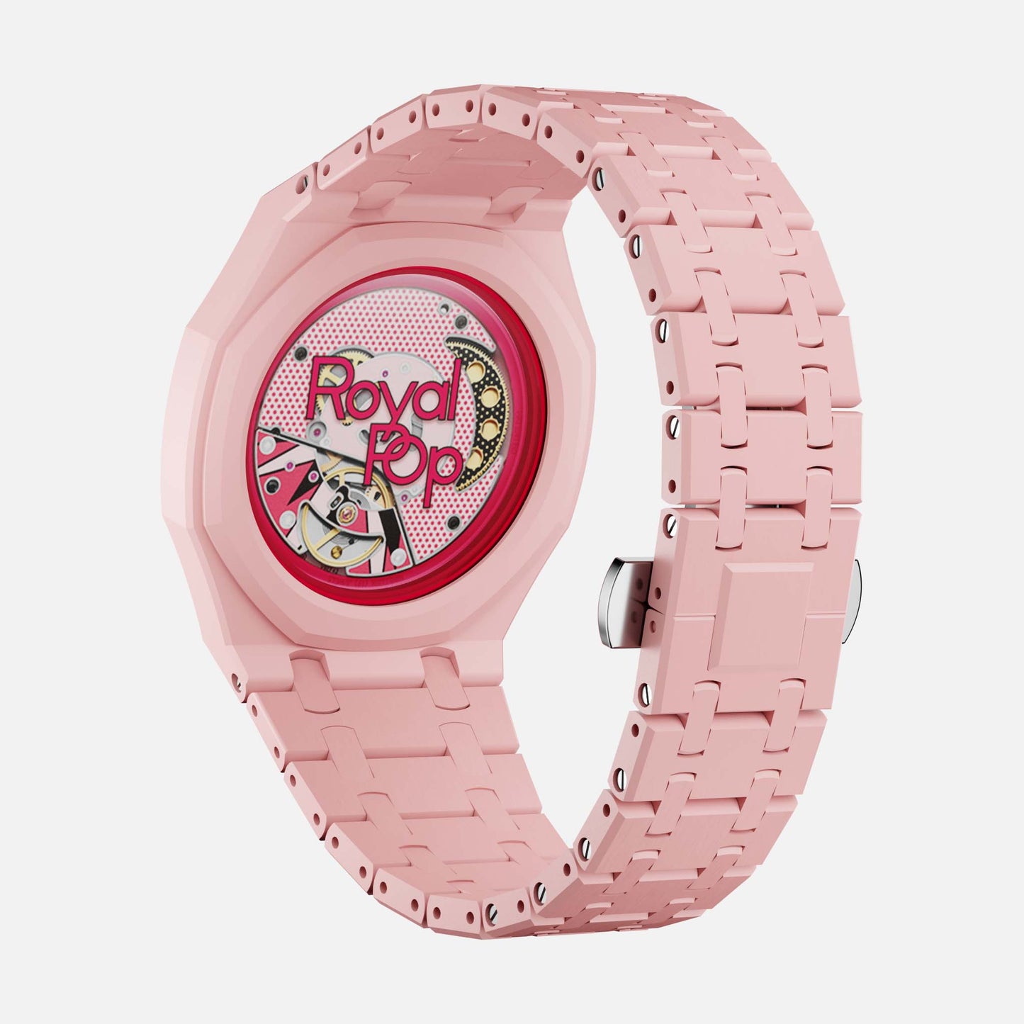 Vertical Strap Keramik - Royal Pop Swatch Armband